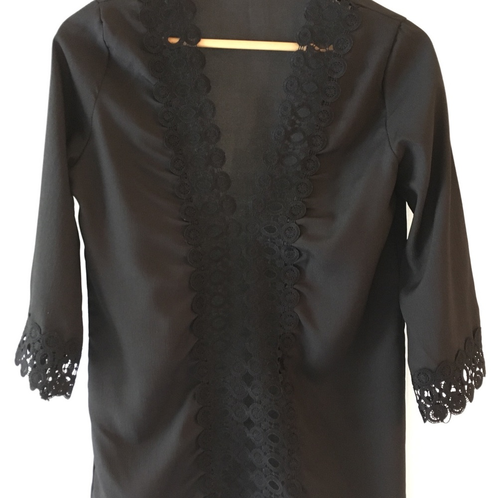 Black Swimsuit Coverup